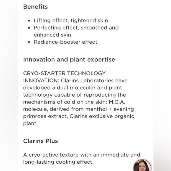 NEW Clarins Cryo-Flash Cream Mask 15ml - Picture 3 of 6